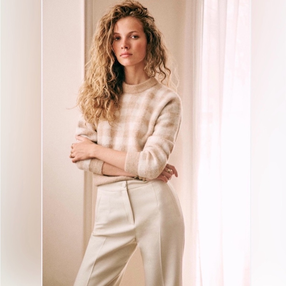 Sezane Becky Jumper Camel/Cream